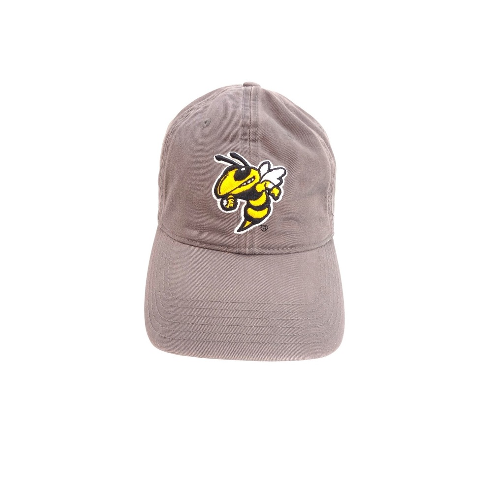 Legacy Georgia Tech Yellow Jackets Hat Mens OSFM Grey Excellent Buzz Mascot Cap